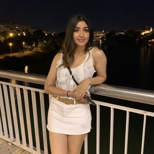 Urban Outfitters White Denim Mini Skirt